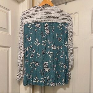 STYLE & CO mixed pattern buttondown